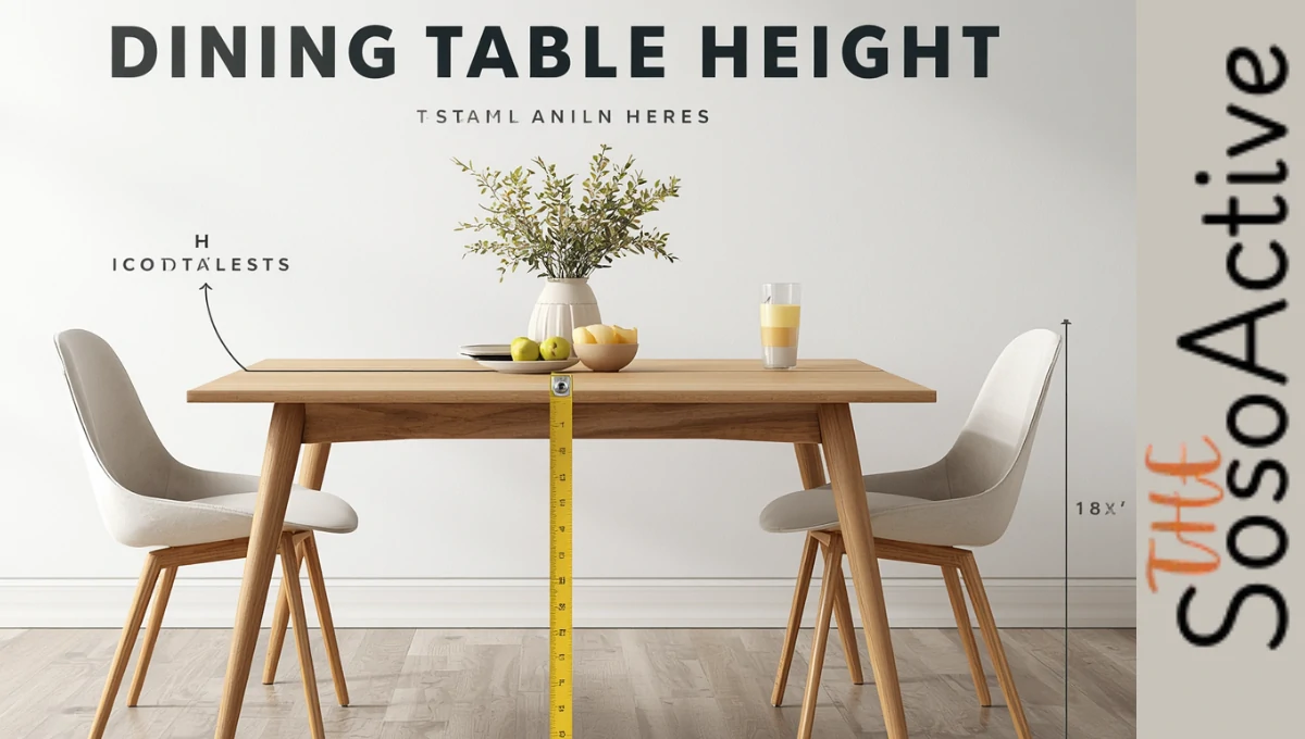 Choosing Dining Table Height for a Staged Kitchen